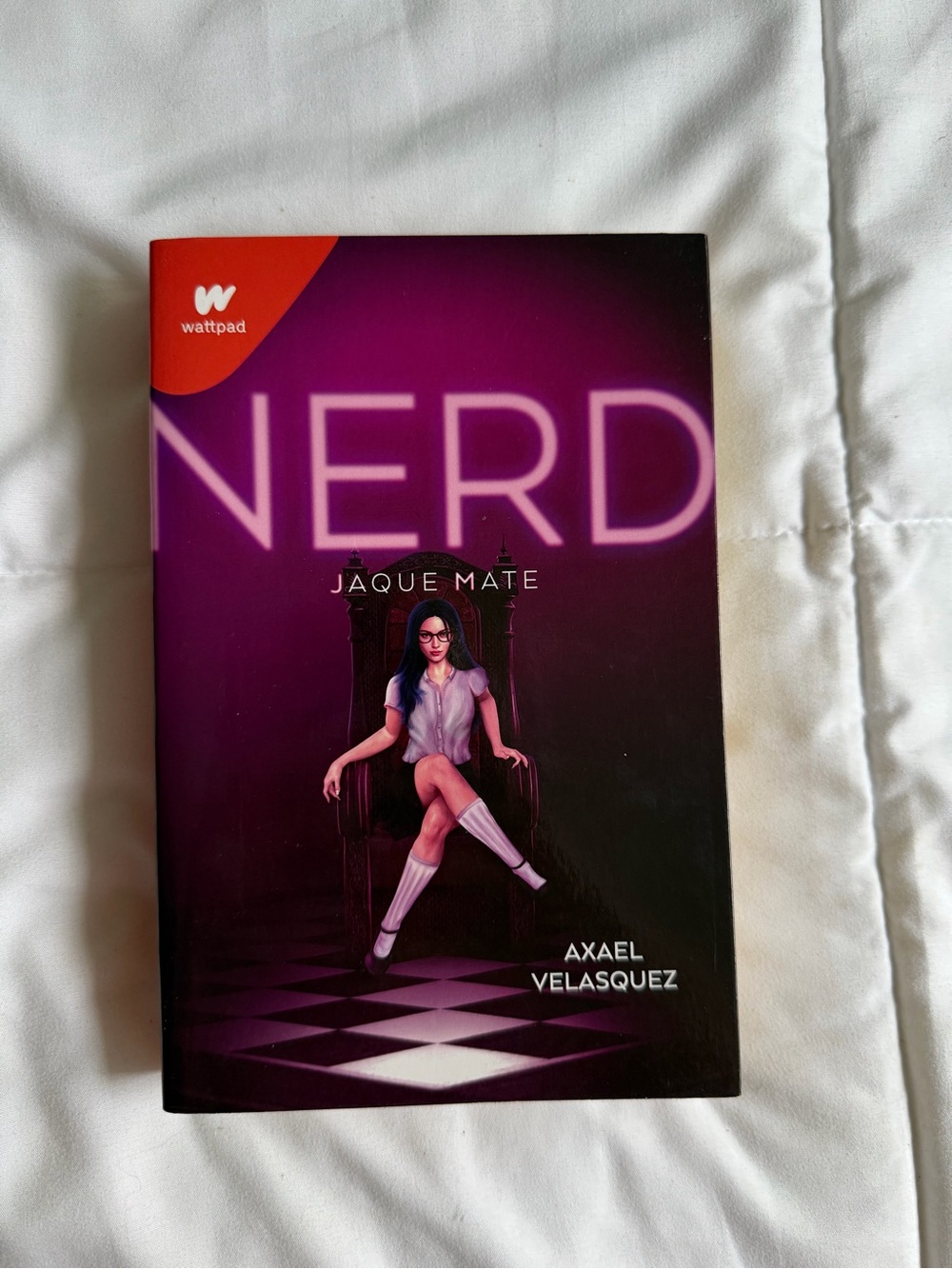 'Nerd' Hardcover Book - Purple Cover